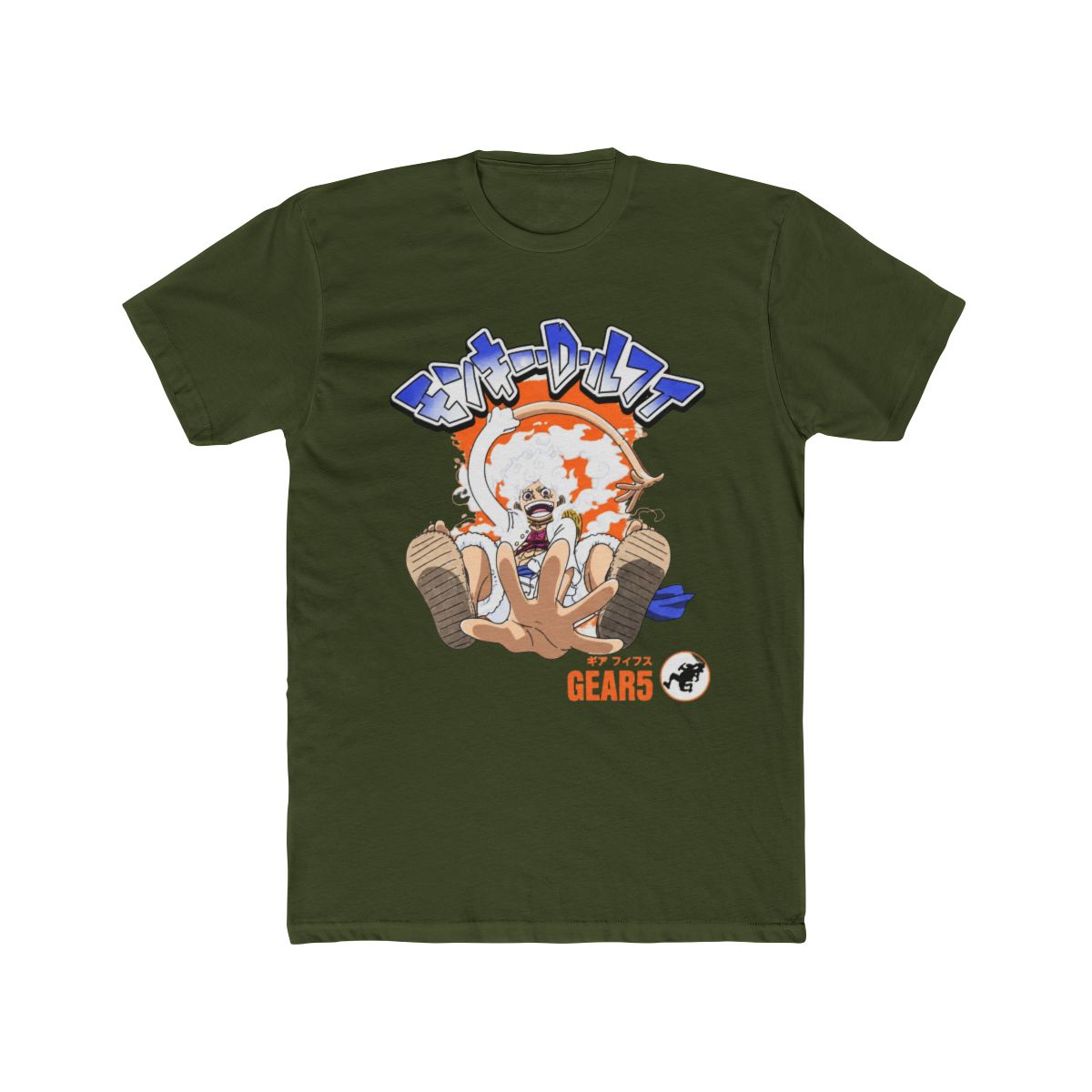 One Piece - Luffy Gear 5 T Shirt - Crunchyroll Exclusive - alternate angle 5, merchandise