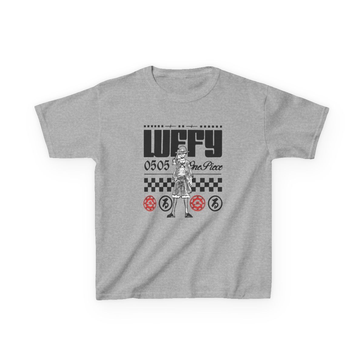 One Piece - Monkey D. Luffy Birthday Youth T-shirt - alternate angle 4, merchandise