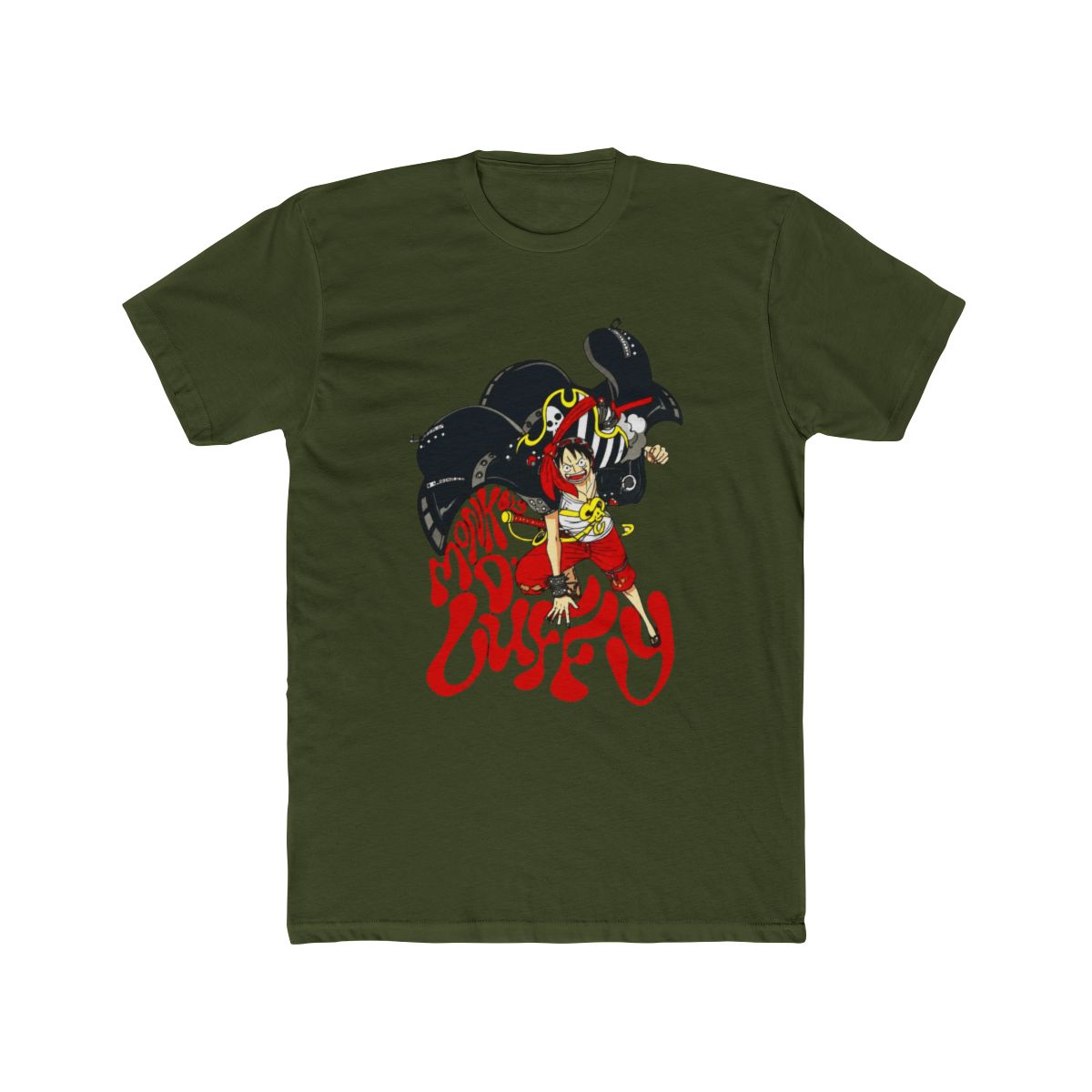 One Piece Film Red - Luffy T Shirt Shirt- Crunchyroll Exclusive - alternate angle 2, merchandise
