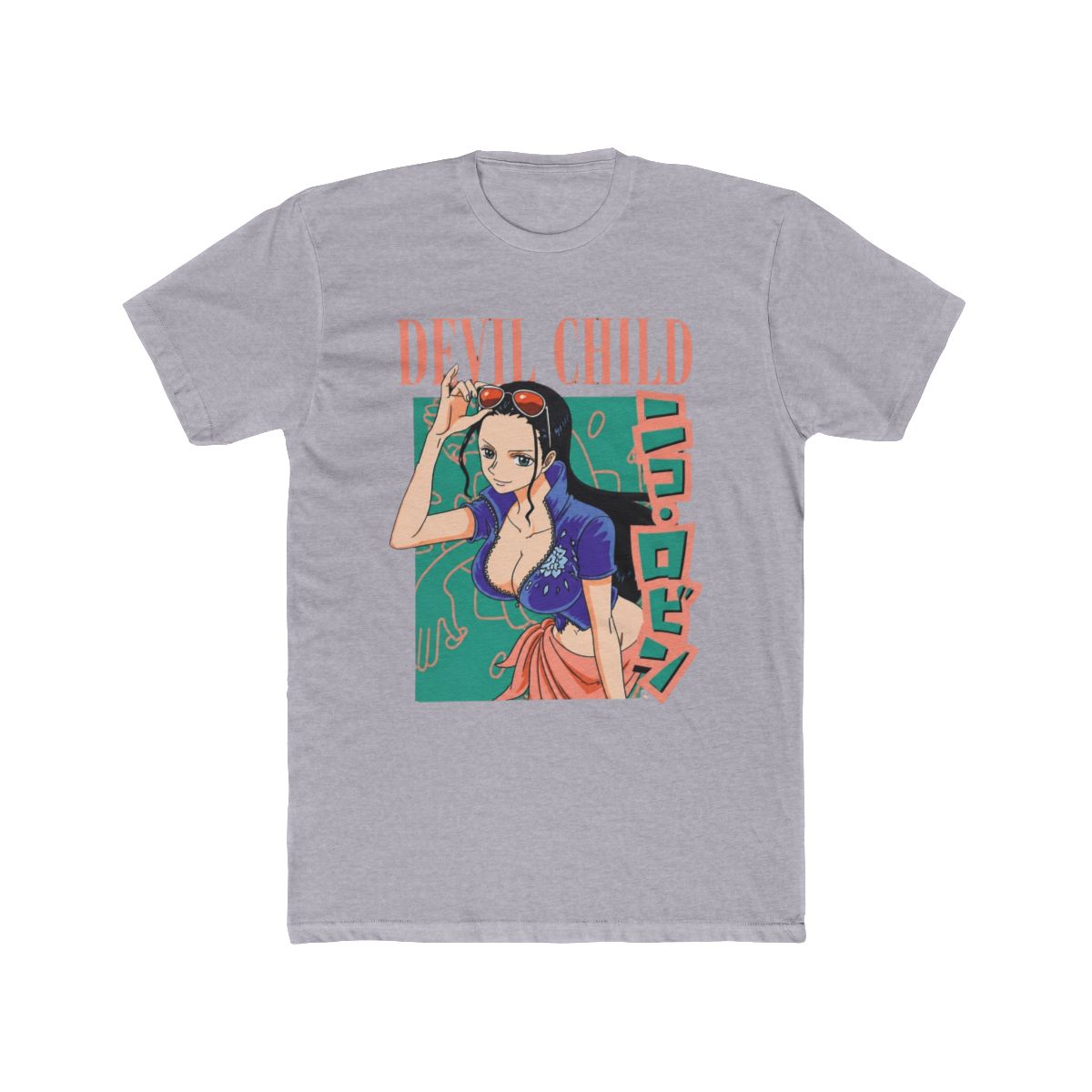 One Piece - Robin Devil Child Short Sleeve T Shirt - alternate angle 3, merchandise