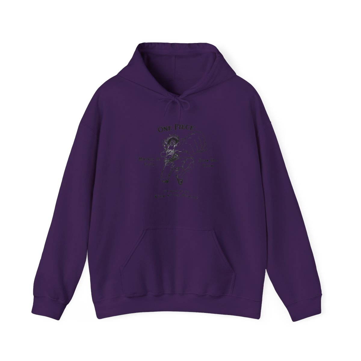 One Piece - Monkey D. Luffy King of the Pirates Hoodie - alternate angle 4, merchandise