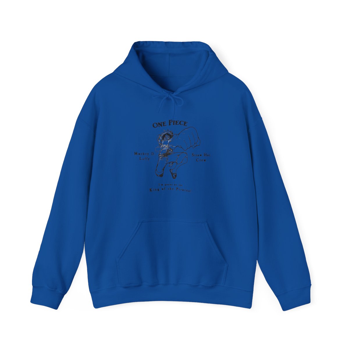 One Piece - Monkey D. Luffy King of the Pirates Hoodie - alternate angle 3, merchandise