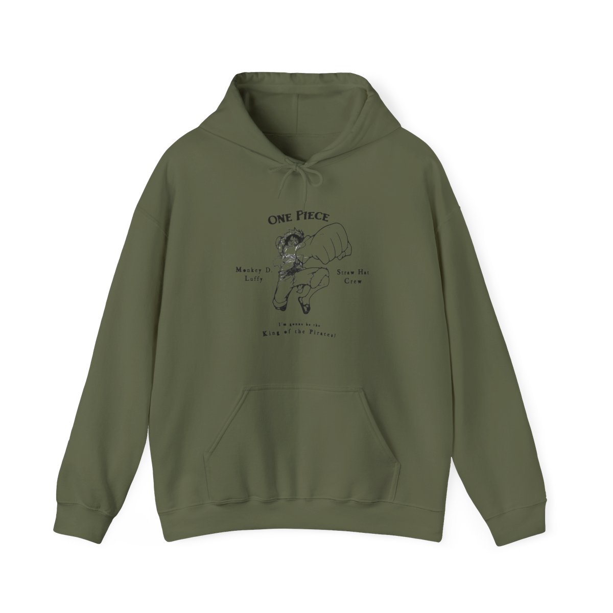 One Piece - Monkey D. Luffy King of the Pirates Hoodie - alternate angle 5, merchandise