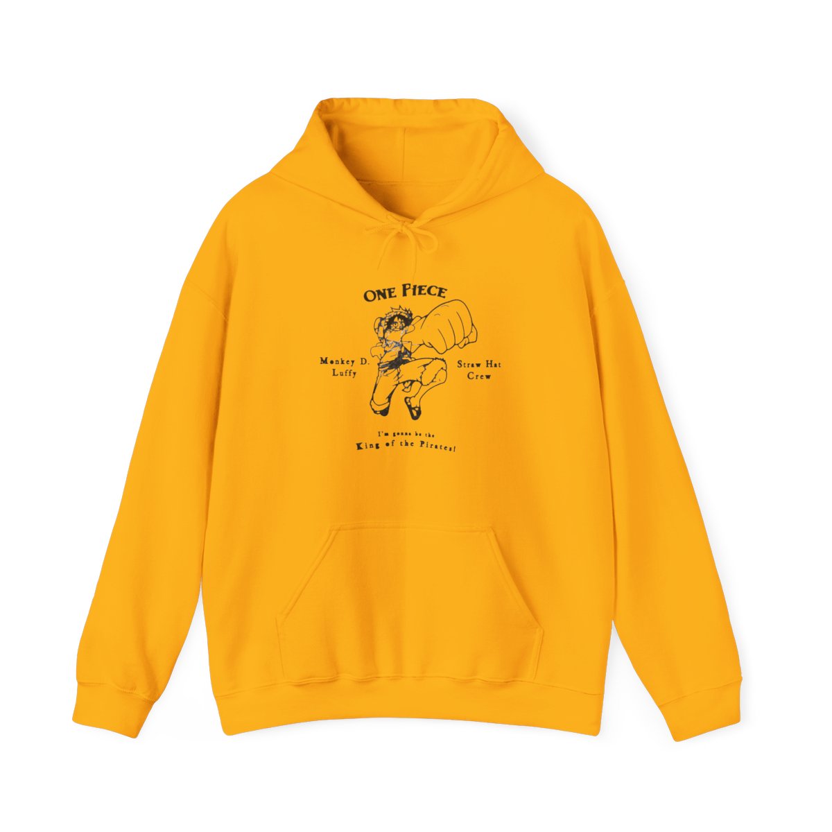 One Piece - Monkey D. Luffy King of the Pirates Hoodie - alternate angle 3, merchandise