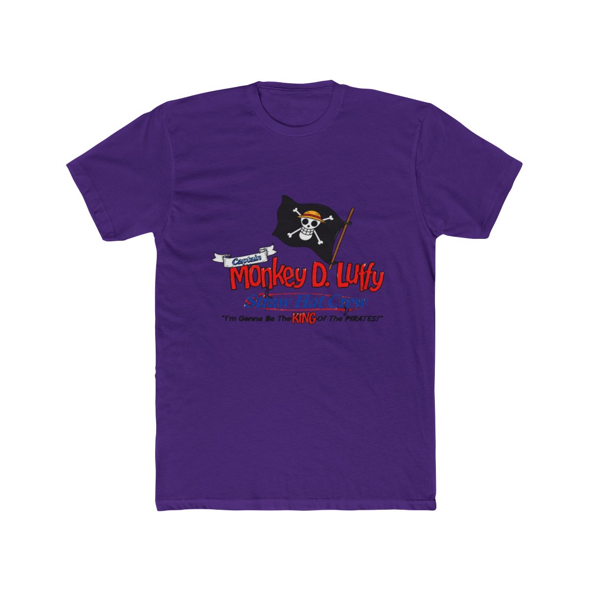 One Piece - Monkey D. Luffy Straw Hat Crew T Shirt - Crunchyroll Exclusive - alternate angle 5, merchandise