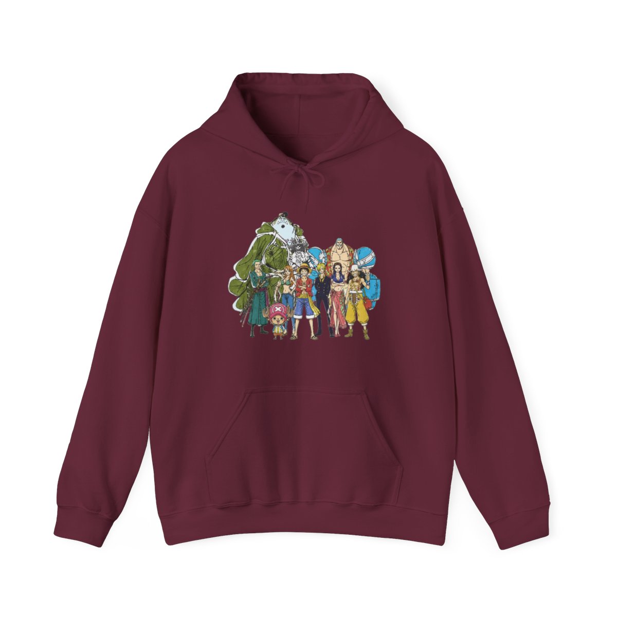 One Piece - Straw Hat Crew Mineral Washed Hoodie - alternate angle 4, merchandise