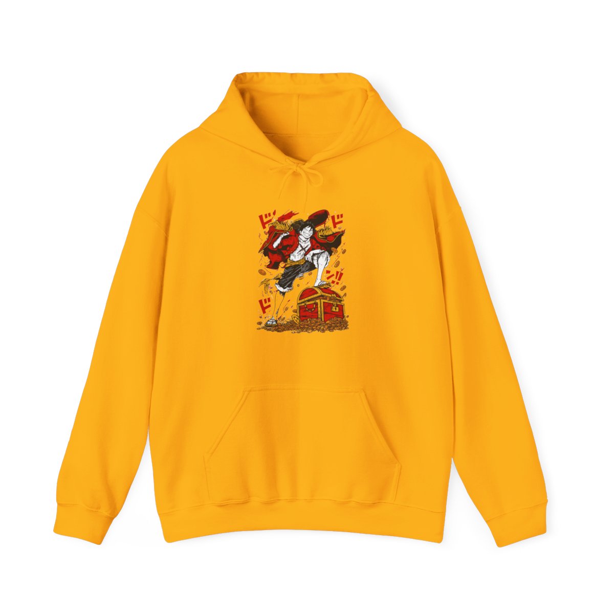 Monkey D. Luffy Hoodie One Piece Pirate King - alternate angle 4, merchandise