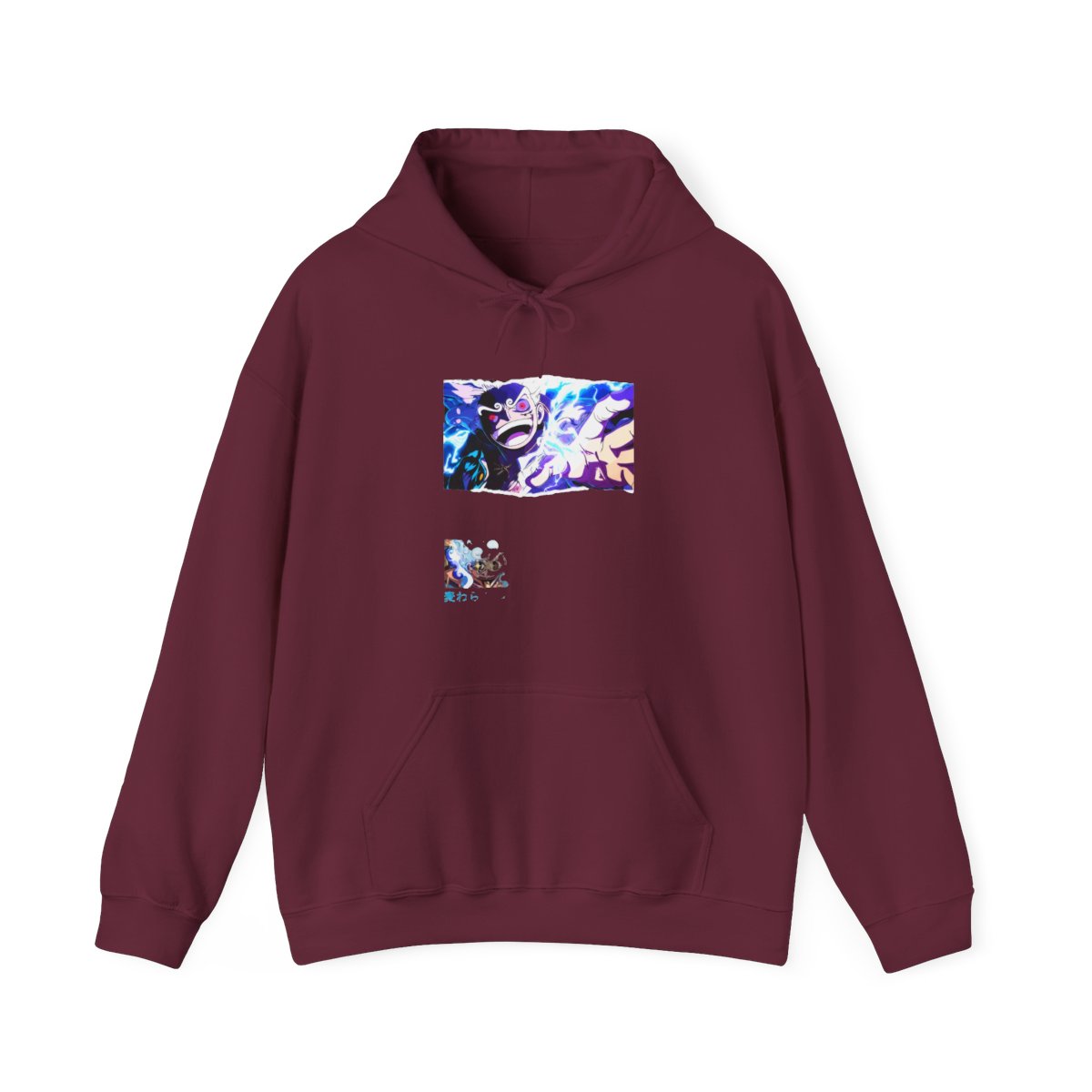 Monkey D Luffy Hoodie One Piece Gum Gum Gear - alternate angle 5, merchandise