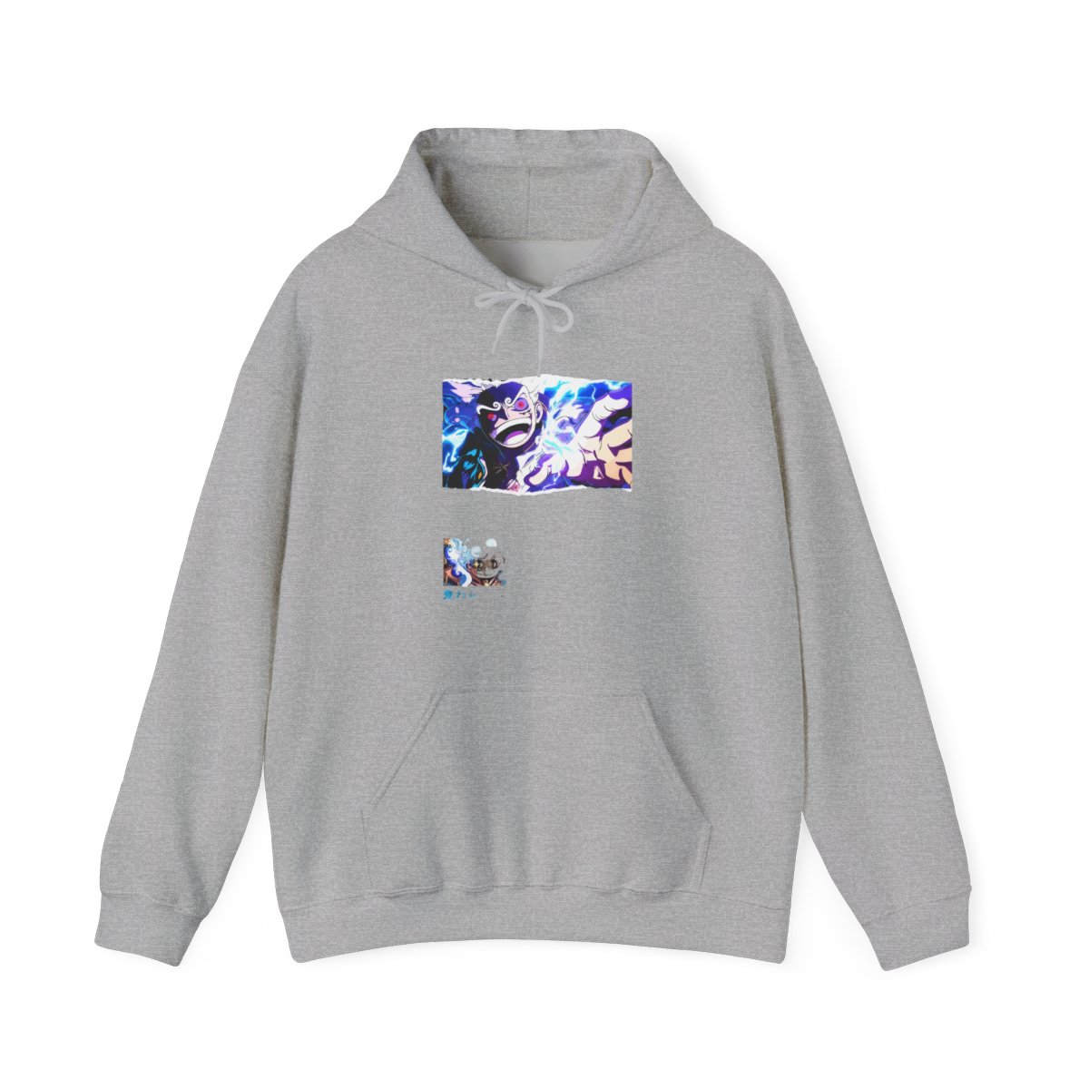 Monkey D Luffy Hoodie One Piece Gum Gum Gear - alternate angle 4, merchandise