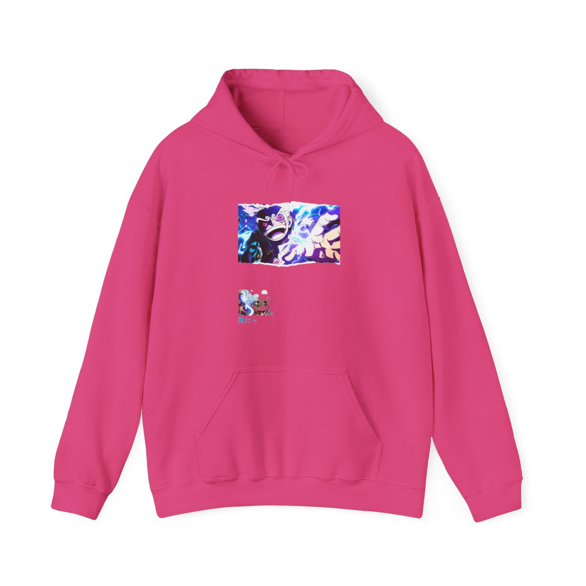 Monkey D Luffy Hoodie One Piece Gum Gum Gear - alternate angle 3, merchandise