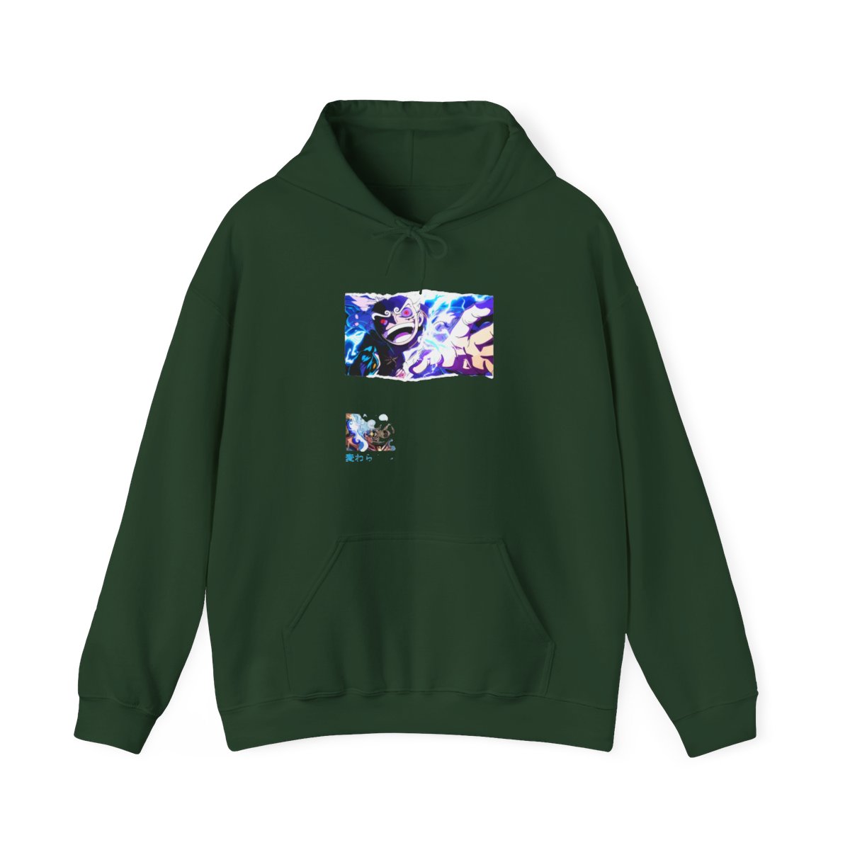 Monkey D Luffy Hoodie One Piece Gum Gum Gear - alternate angle 3, merchandise