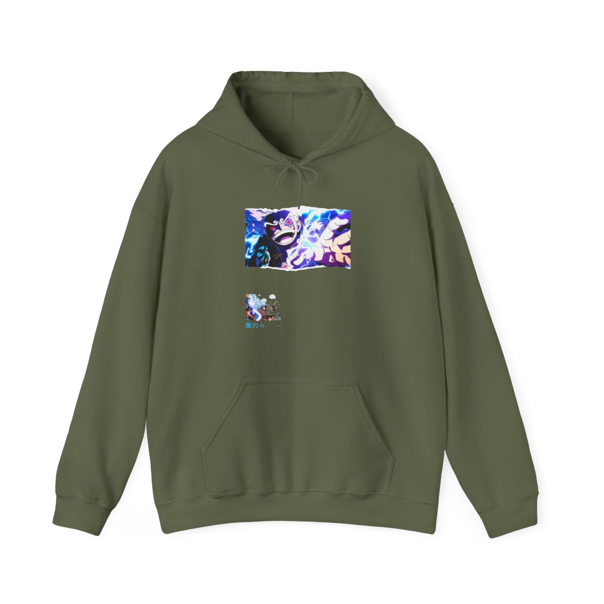 Monkey D Luffy Hoodie One Piece Gum Gum Gear - alternate angle 2, merchandise