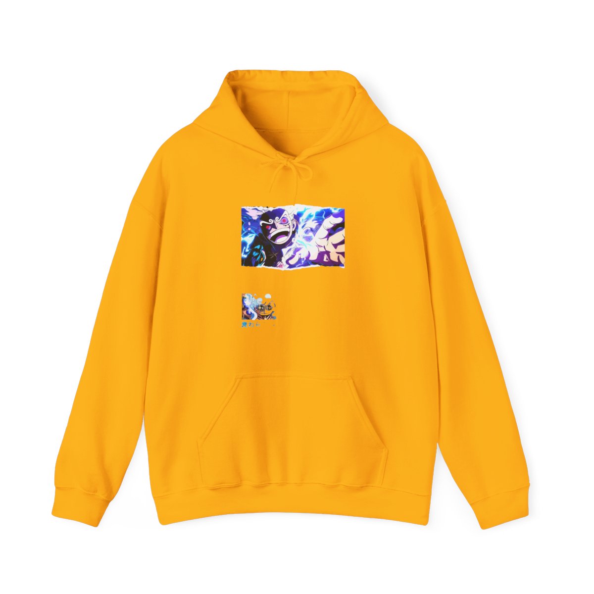 Monkey D Luffy Hoodie One Piece Gum Gum Gear - alternate angle 2, merchandise