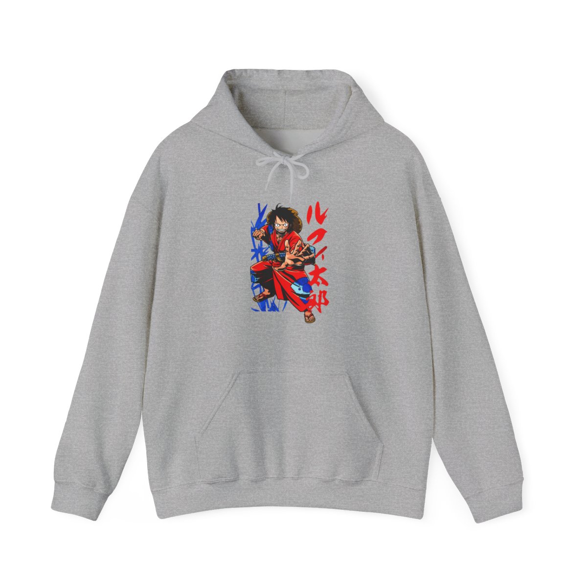 Monkey D Luffy Hoodie One Piece Samurai Warrior - alternate angle 4, merchandise