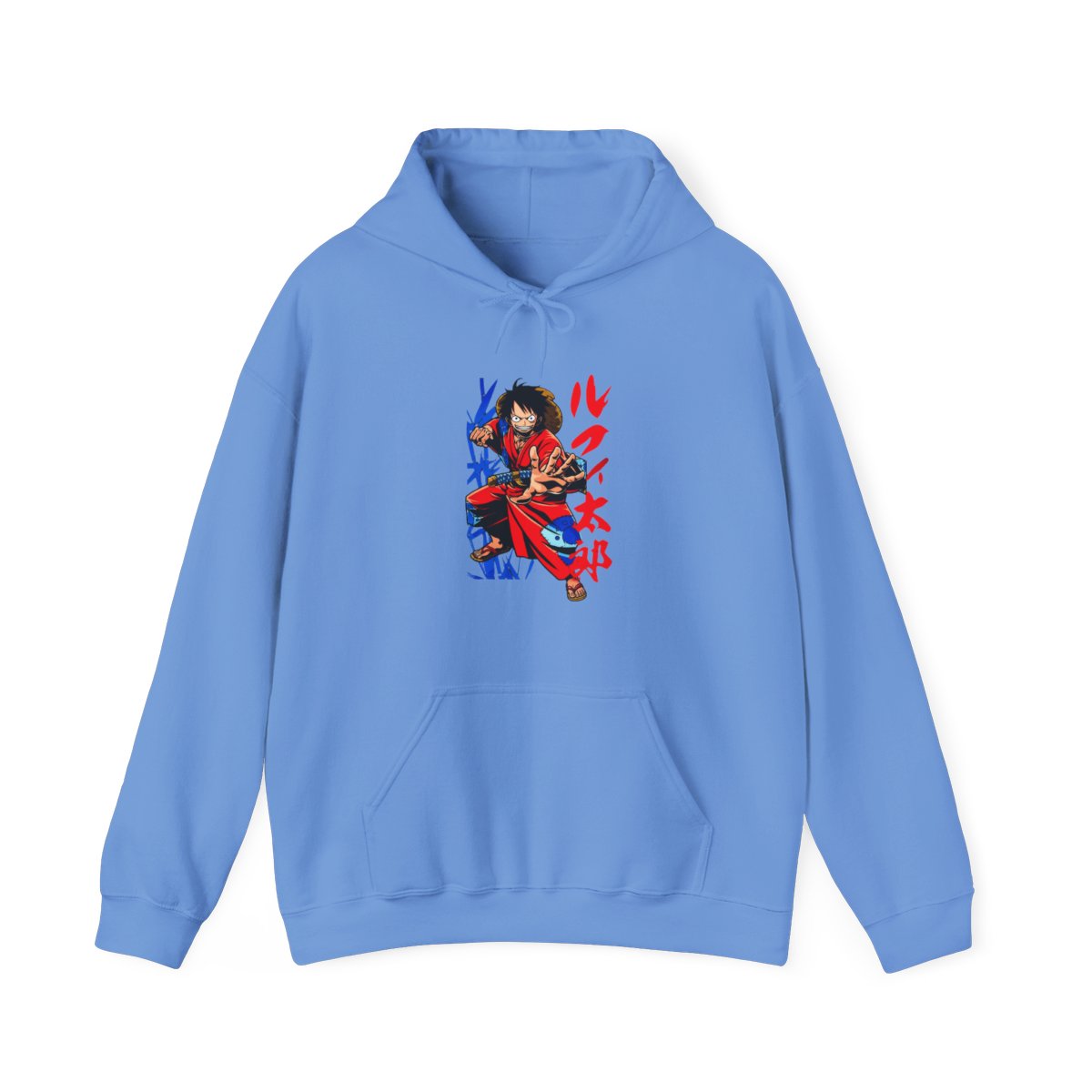 Monkey D Luffy Hoodie One Piece Samurai Warrior - alternate angle 2, merchandise