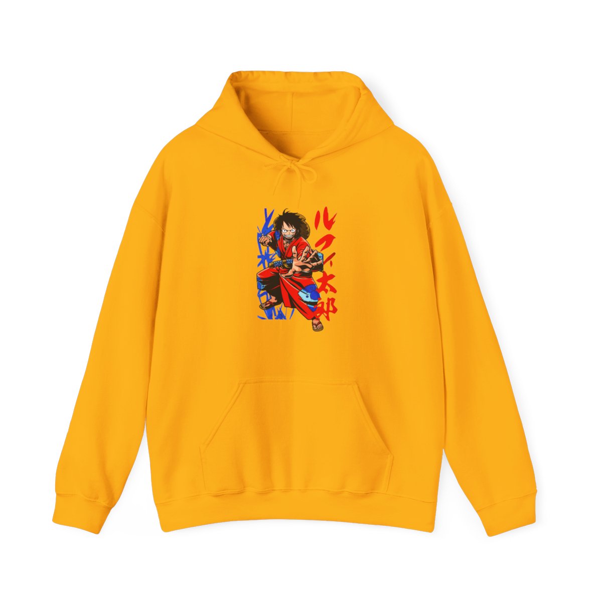 Monkey D Luffy Hoodie One Piece Samurai Warrior - alternate angle 5, merchandise