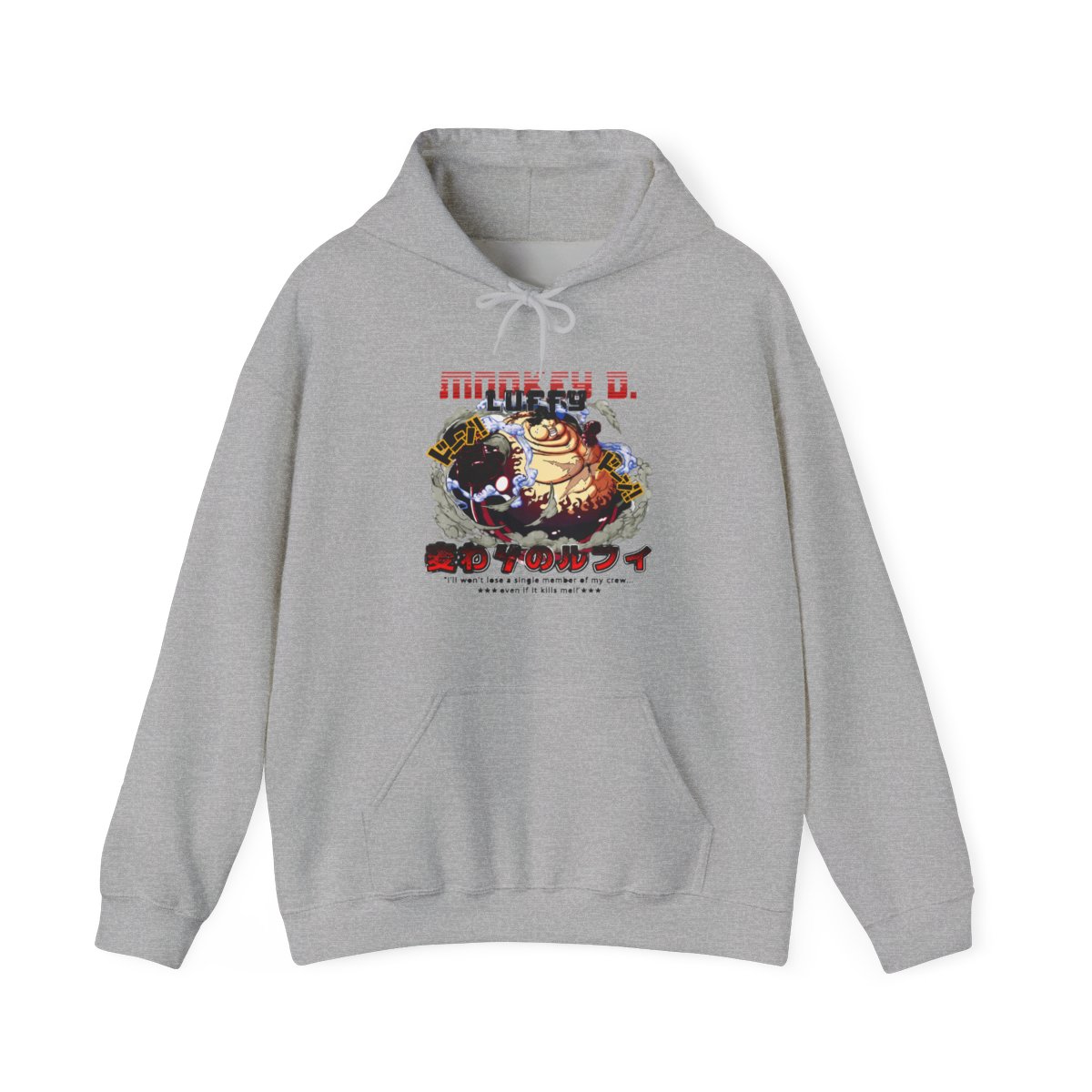 Monkey D. Luffy Hoodie One Piece Gear Fourth Anime Streetwear