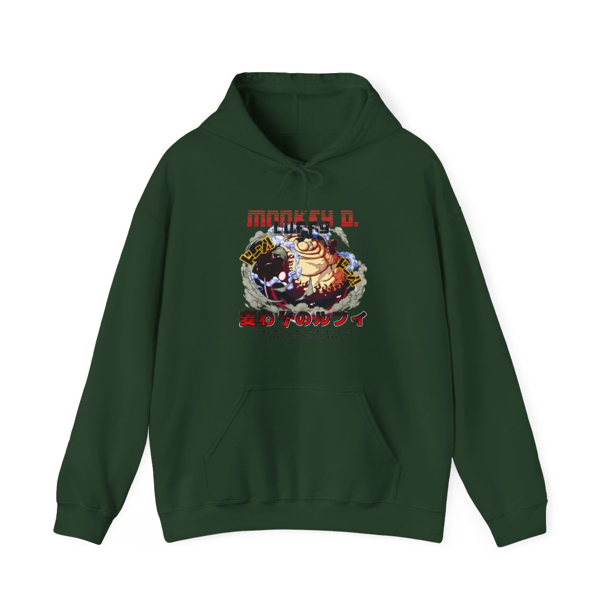Monkey D. Luffy Hoodie One Piece Gear Fourth Anime Streetwear - alternate angle 5, merchandise