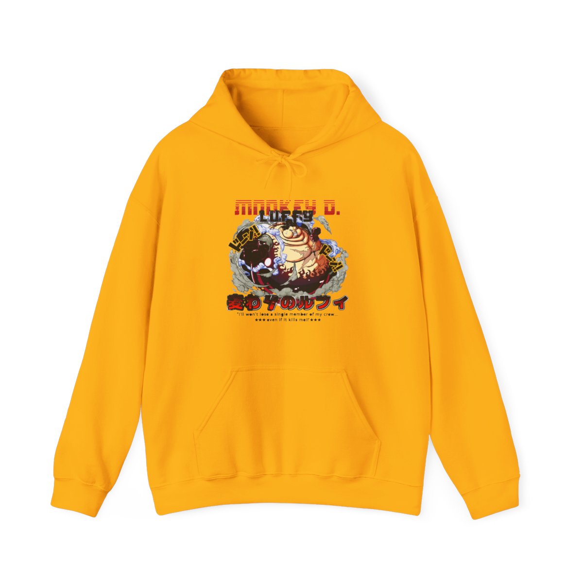 Monkey D. Luffy Hoodie One Piece Gear Fourth Anime Streetwear