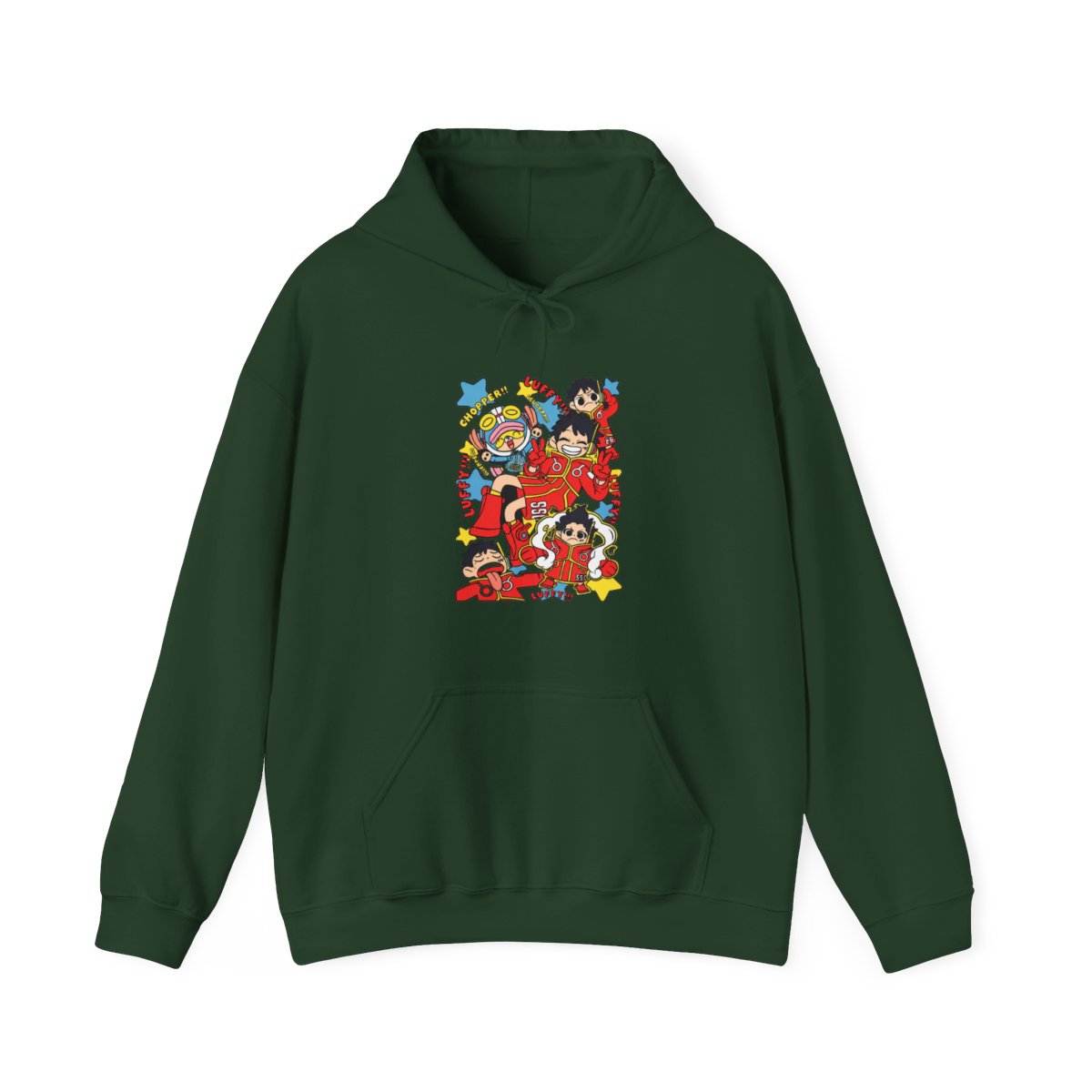 Luffy Hoodie One Piece Anime Chopper Playful - alternate angle 5, merchandise