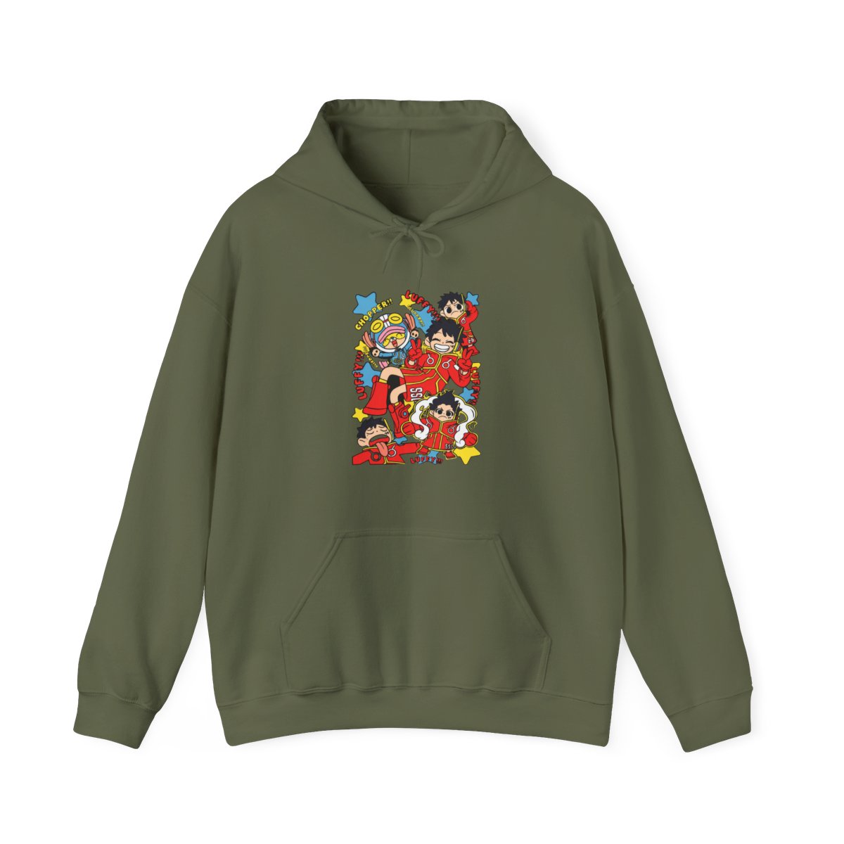Luffy Hoodie One Piece Anime Chopper Playful - alternate angle 4, merchandise