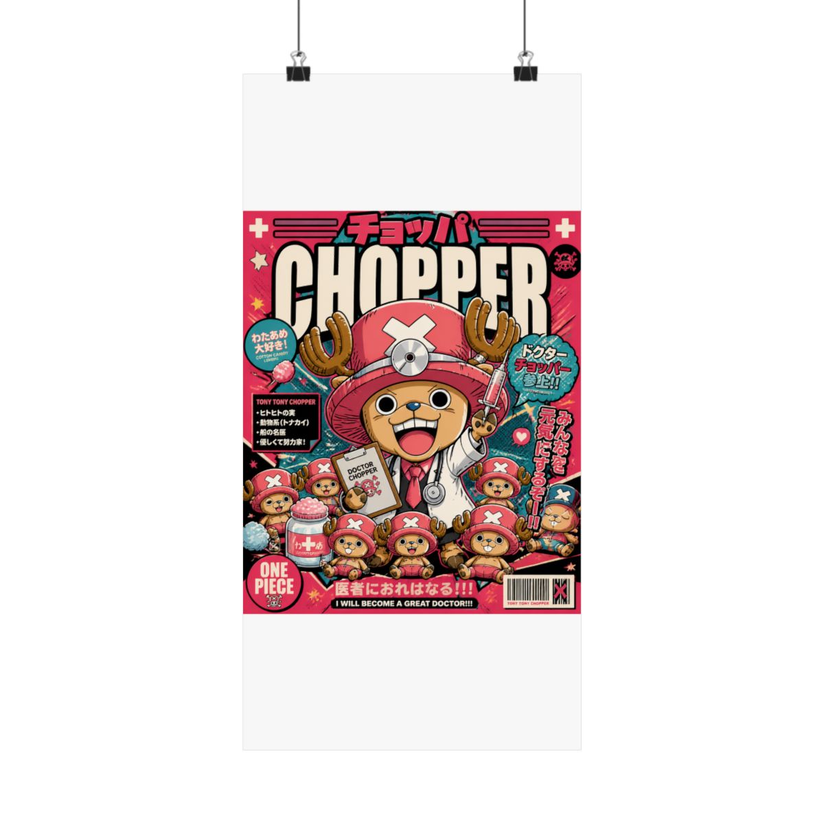 Chopper Hoodie One Piece Doctor Retro Pirate Hoodies - alternate angle 5, merchandise