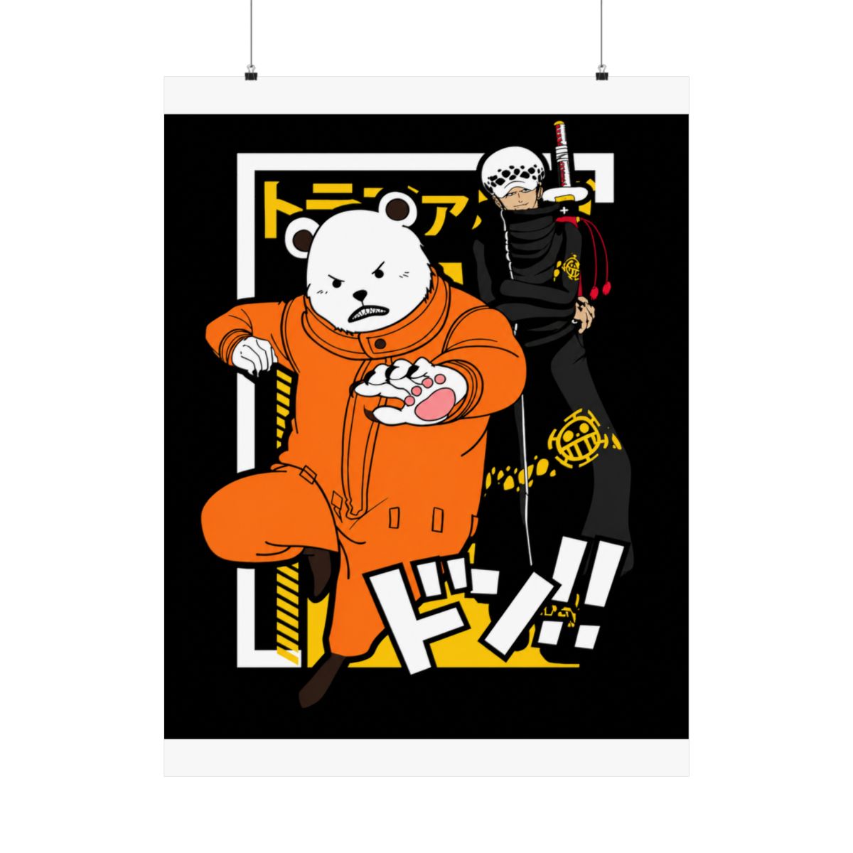Polar Bear Hoodie Shirokuma Cafe Anime Retro Hoodies | One Piece - alternate angle 4, merchandise
