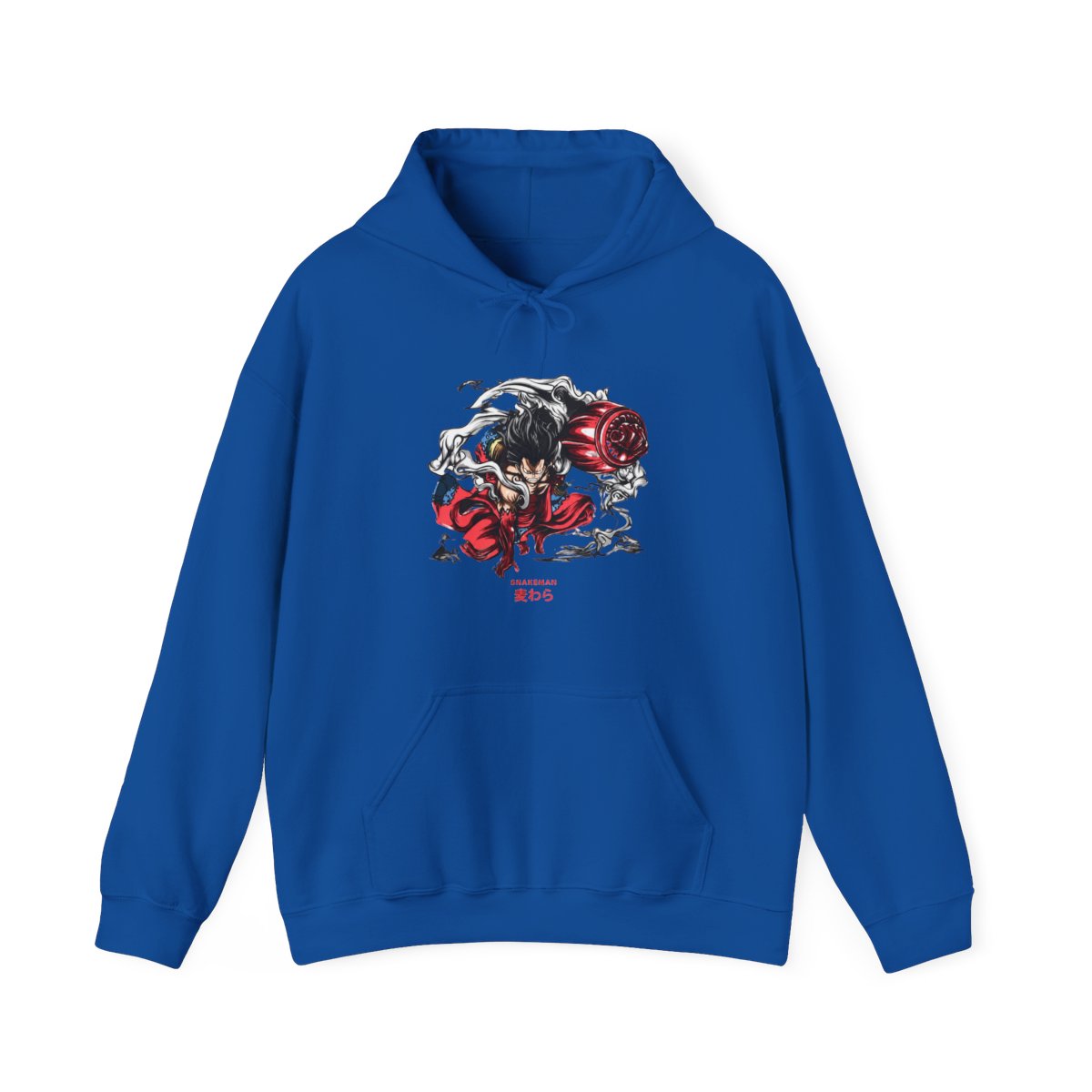 Luffy Gear Fourth Snakeman One Piece Anime Hoodie - alternate angle 2, merchandise