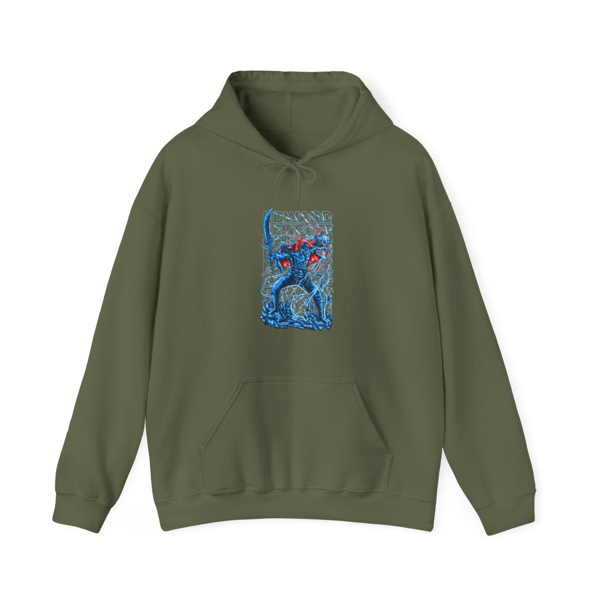 Edward Newgate Whitebeard One Piece Yonko Hoodie - alternate angle 2, merchandise