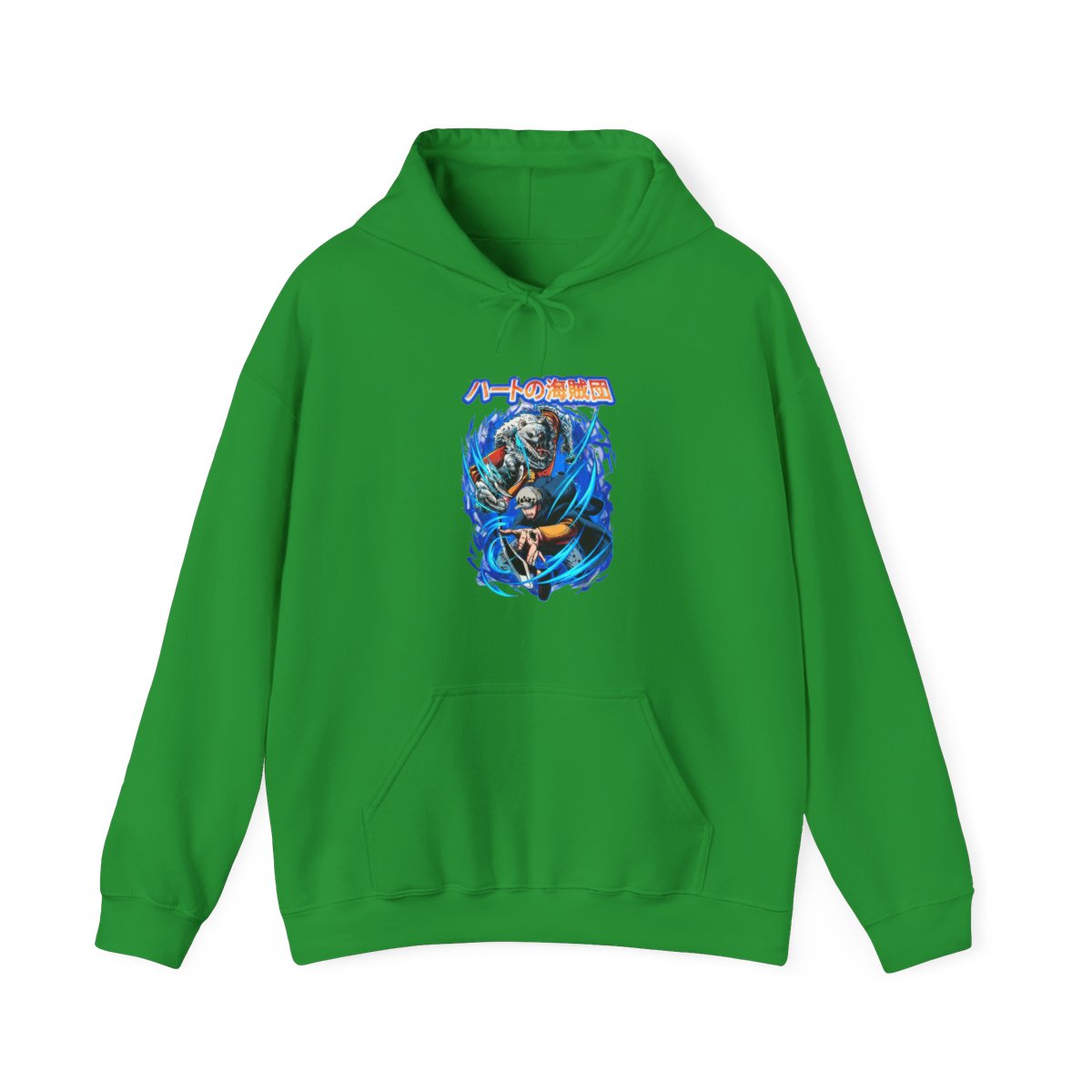 Trafalgar Law & Bepo One Piece Heart Pirates Hoodie - alternate angle 4, merchandise