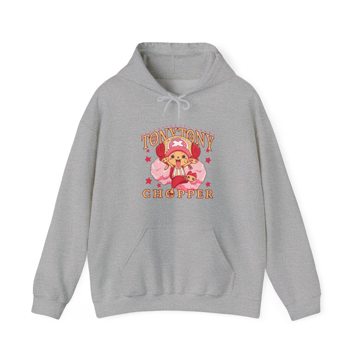 One Piece Chopper Cotton Candy Pink Hoodie - alternate angle 3, merchandise