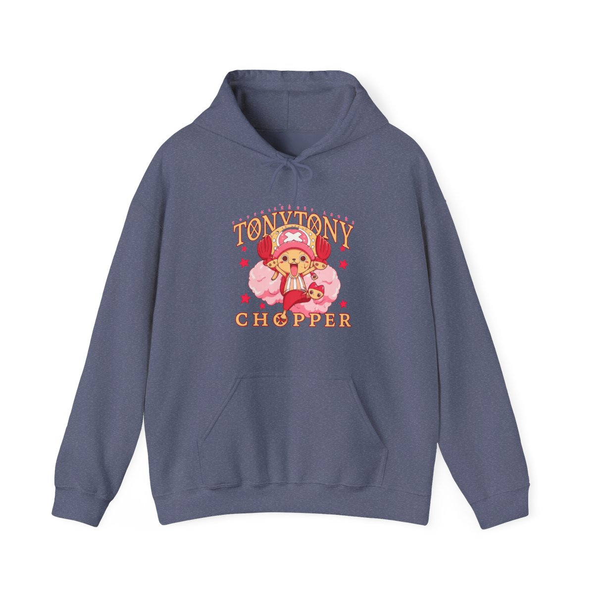 One Piece Chopper Cotton Candy Pink Hoodie - alternate angle 2, merchandise