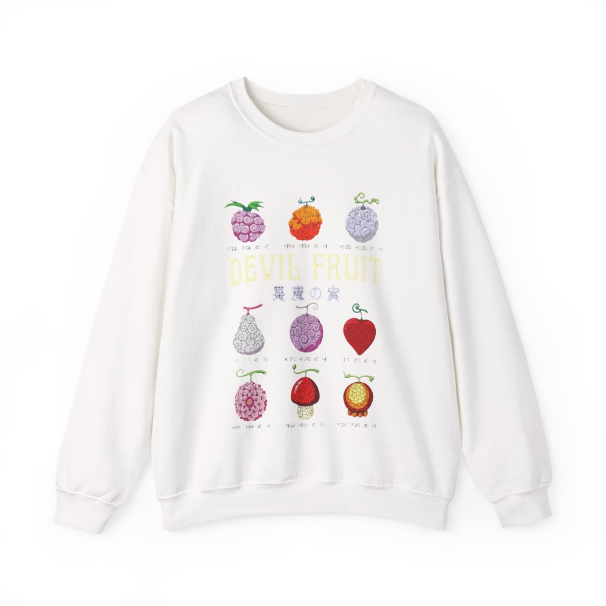 One Piece Devil Fruit List T-Shirts - alternate angle 5, merchandise
