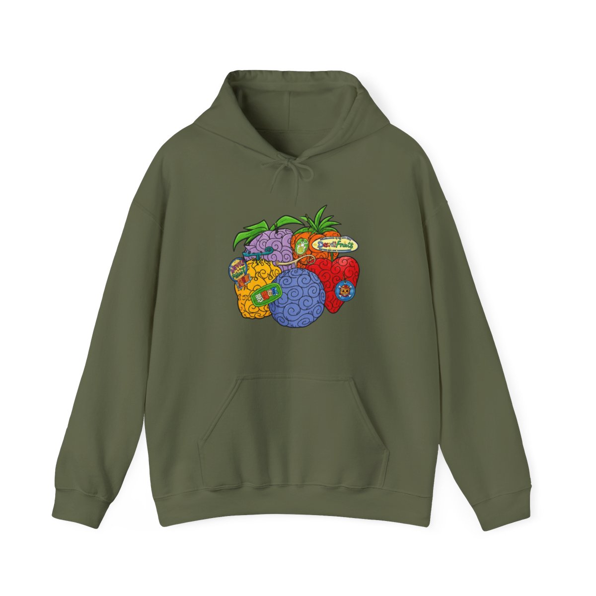 One Piece Devil Fruits Hoodie - alternate angle 3, merchandise