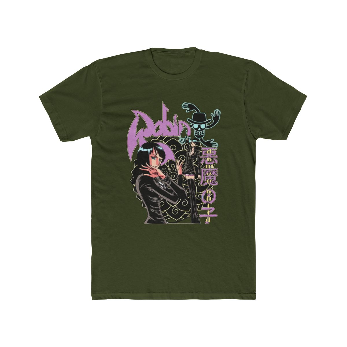 One Piece Nico Robin Collage Art T Shirt - alternate angle 5, merchandise