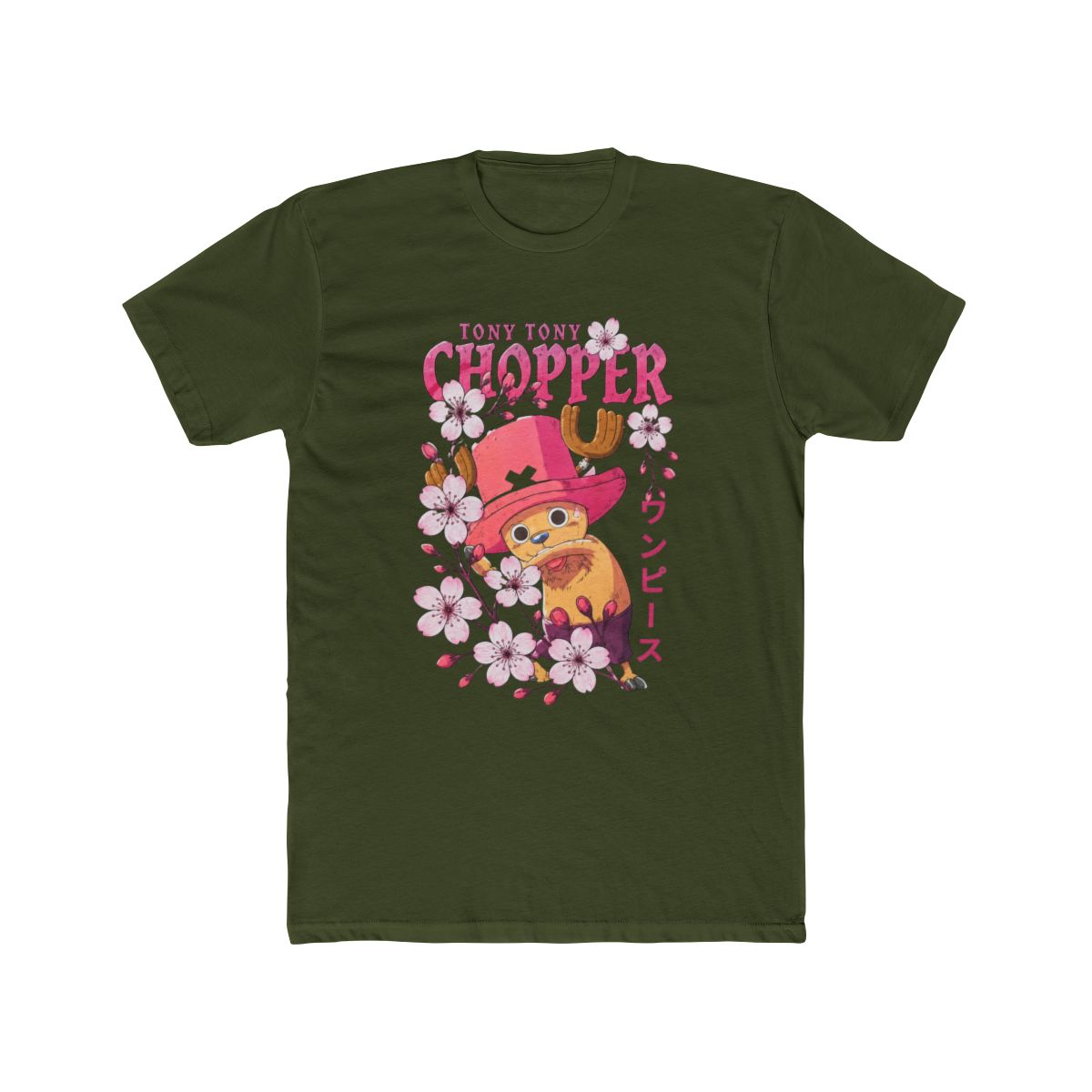 One Piece Chopper Sakura Name T Shirt - alternate angle 5, merchandise