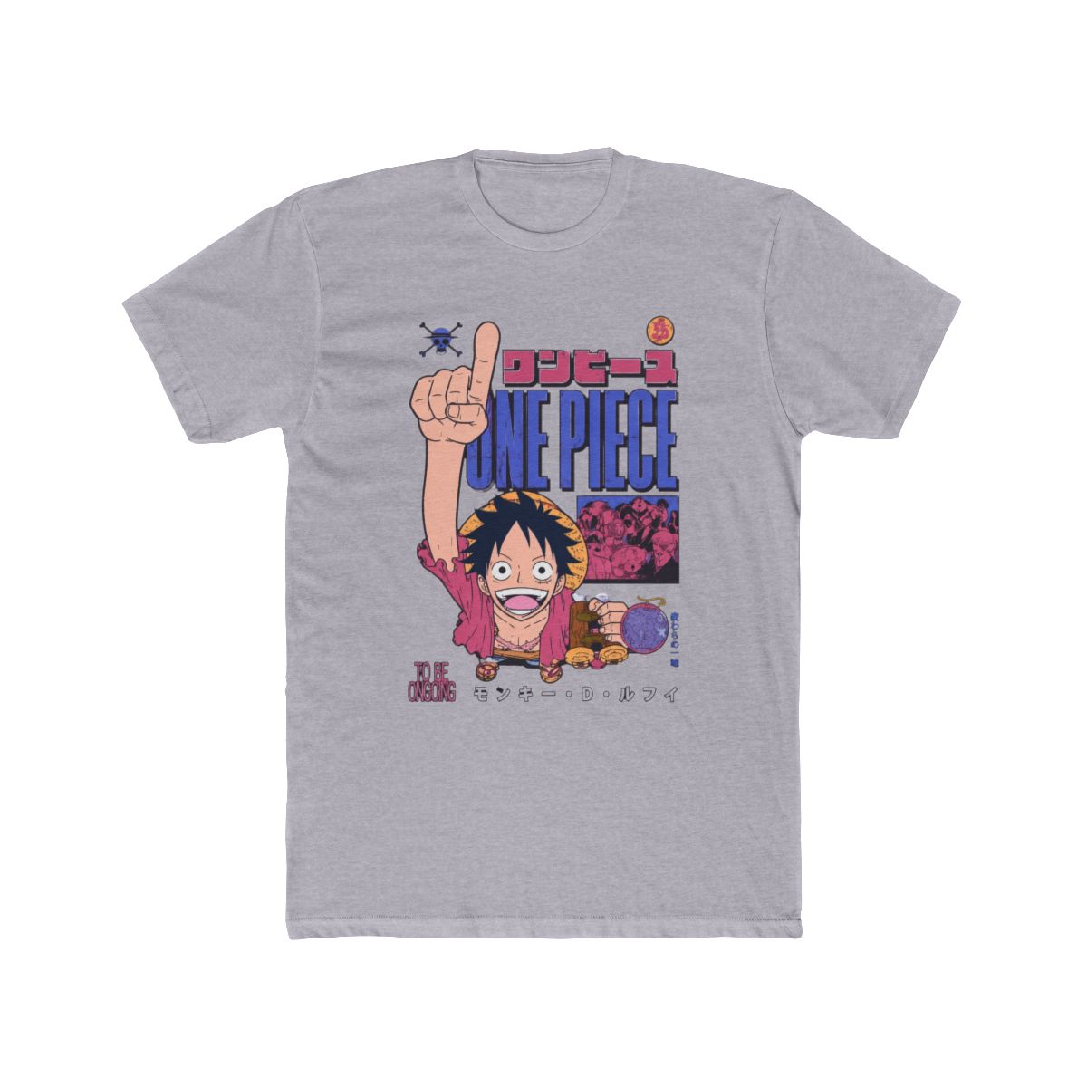 One Piece Luffy To Be Continued T Shirt - alternate angle 5, merchandise