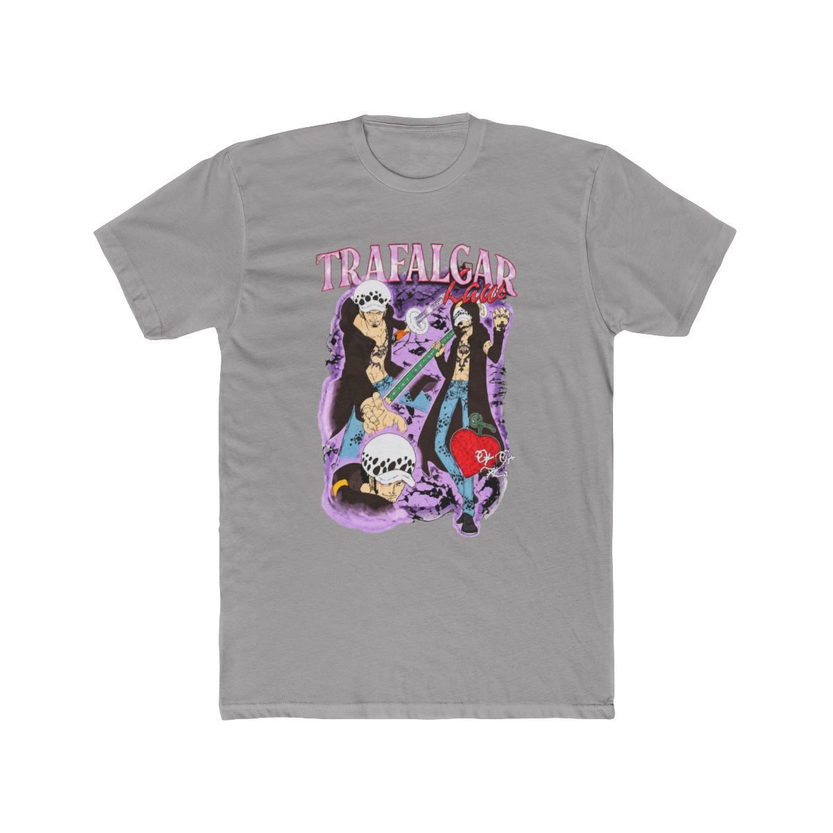One Piece Trafalgar Law Collage T Shirt - alternate angle 4, merchandise