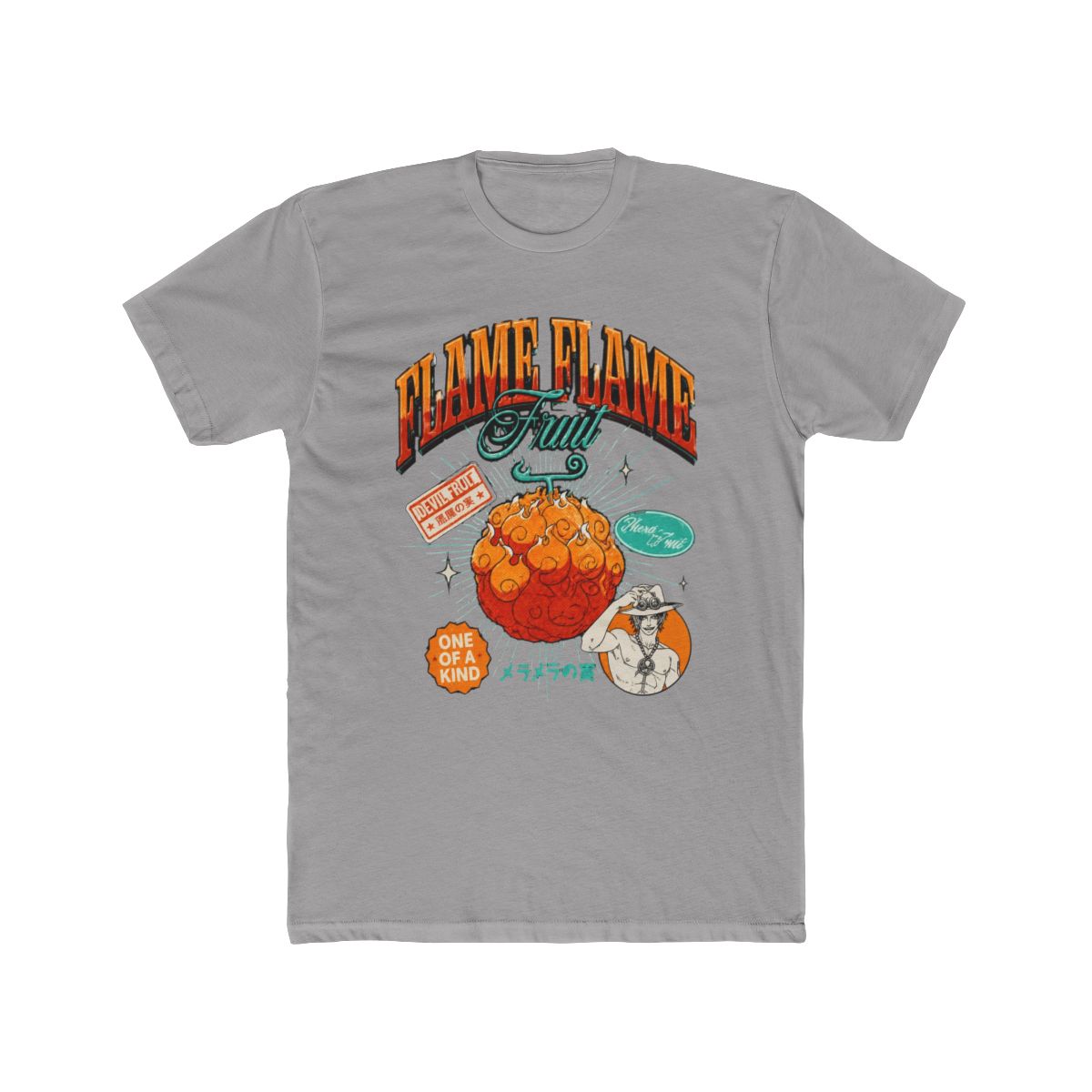 One Piece Flame-Flame Fruit Ace T Shirt