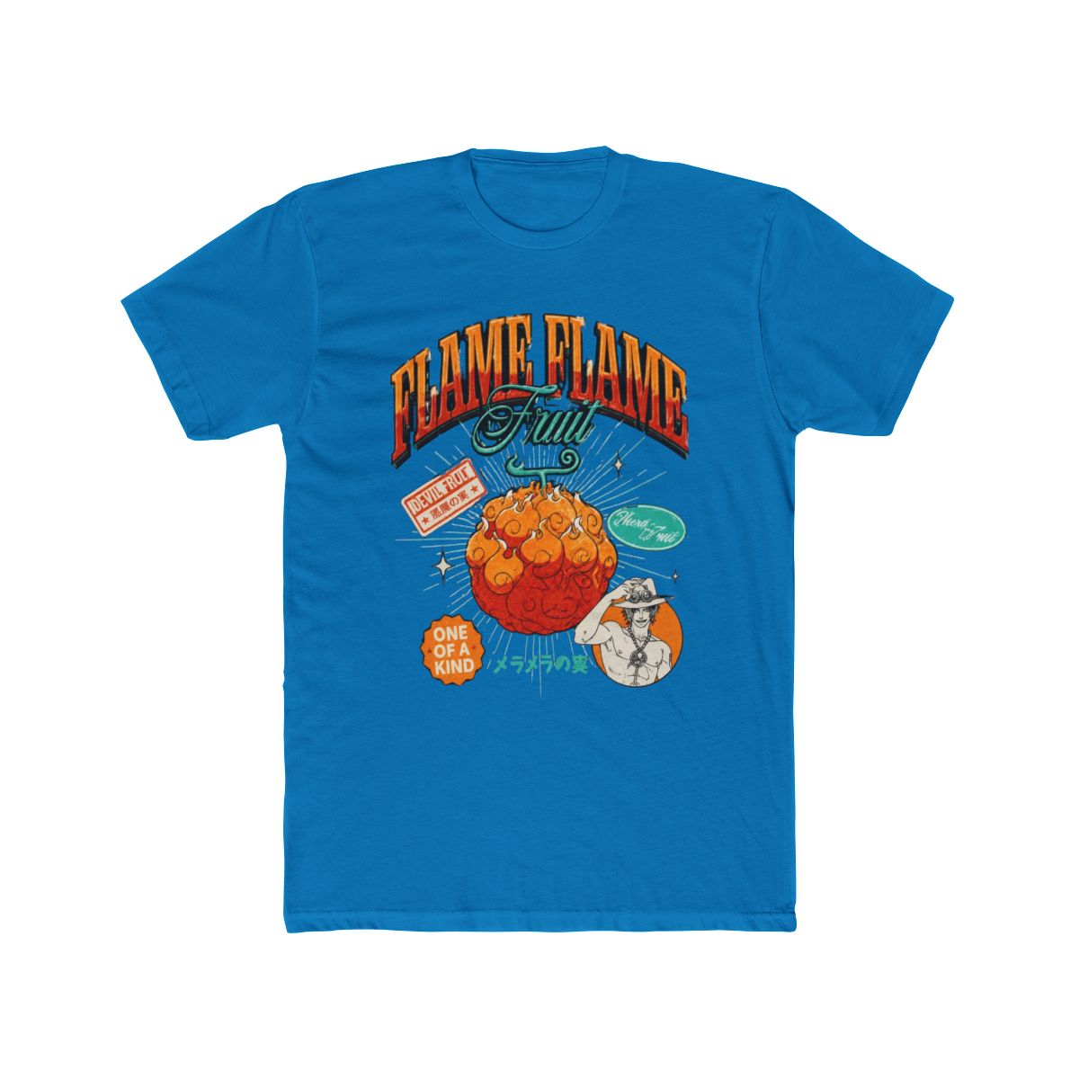 One Piece Flame-Flame Fruit Ace T Shirt - alternate angle 3, merchandise