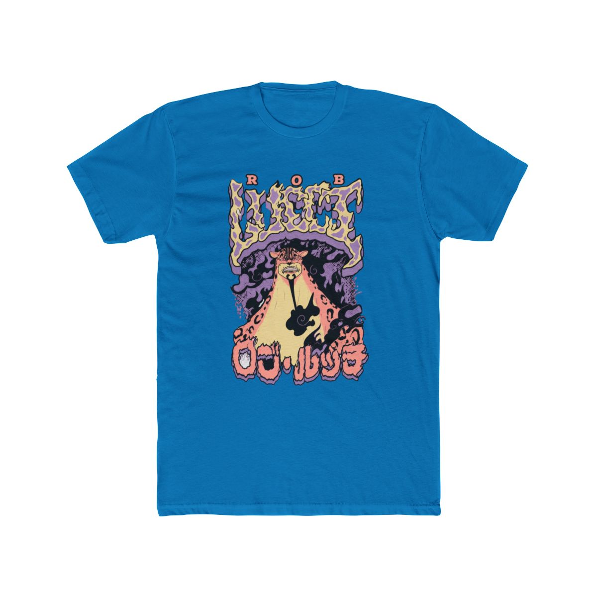One Piece Rob Lucci Dark Wash T Shirt - alternate angle 2, merchandise
