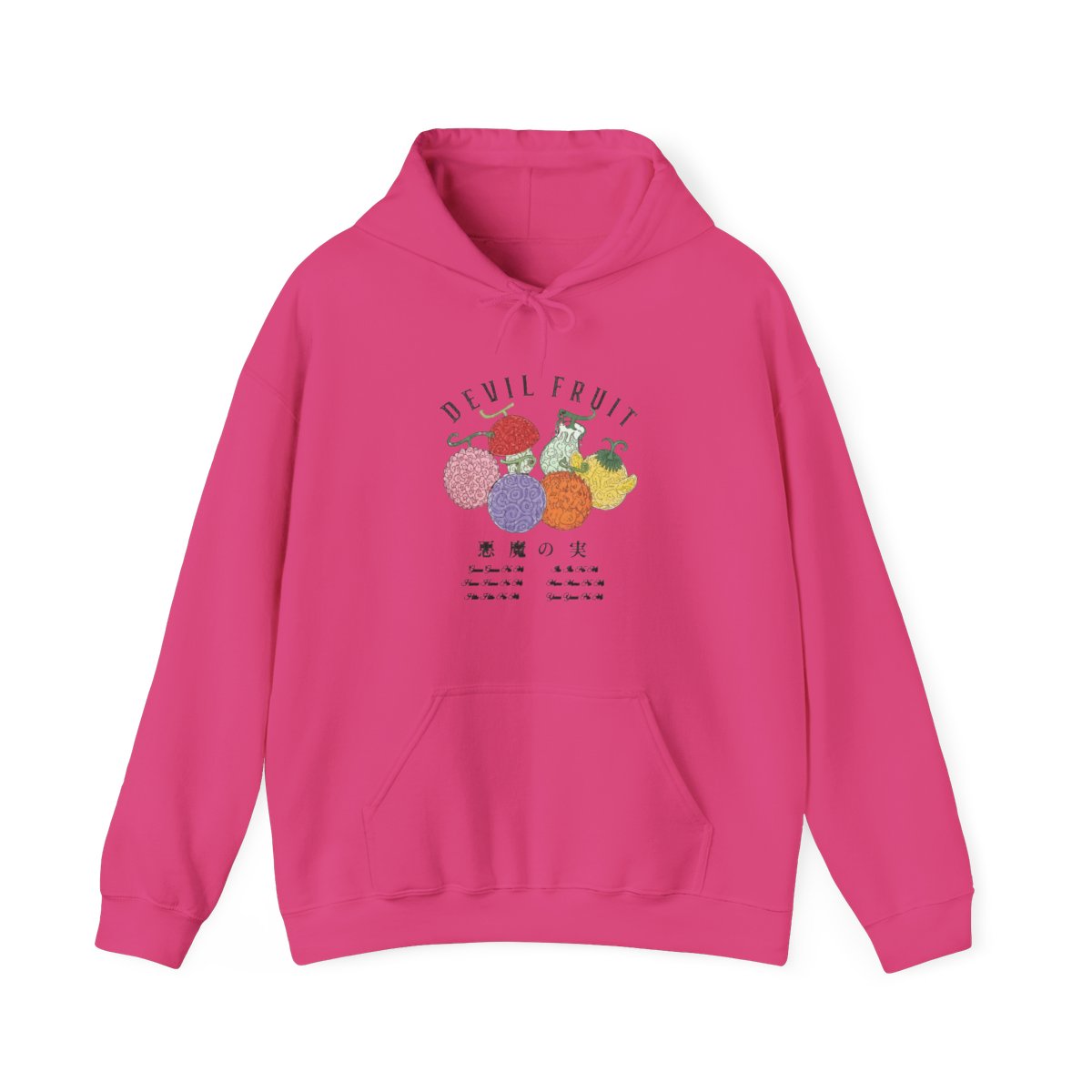 One Piece Devil Fruit Thermal Girls Twofer Hoodie Plus Size - alternate angle 4, merchandise