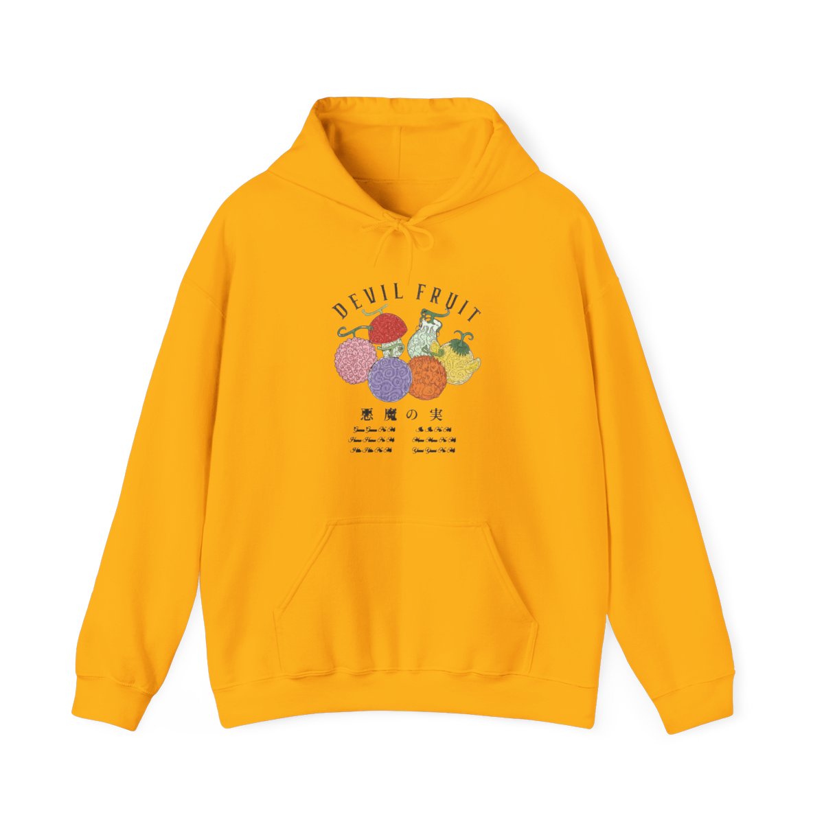 One Piece Devil Fruit Thermal Girls Twofer Hoodie Plus Size - alternate angle 3, merchandise