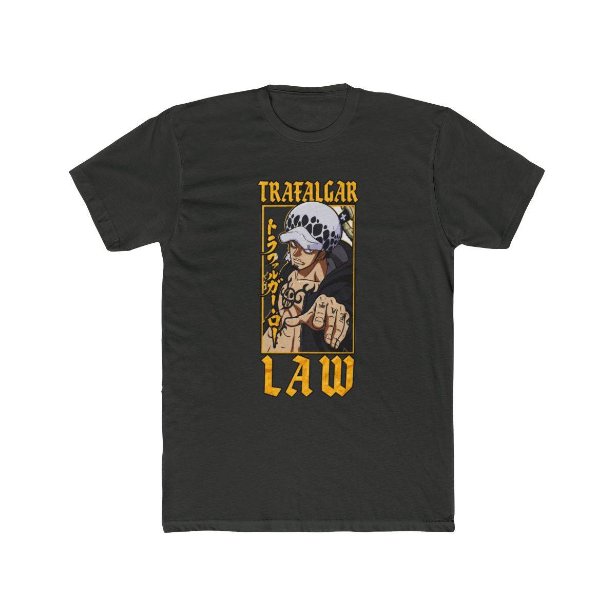 One Piece Trafalgar Law Portrait Girls T Shirt - alternate angle 5, merchandise