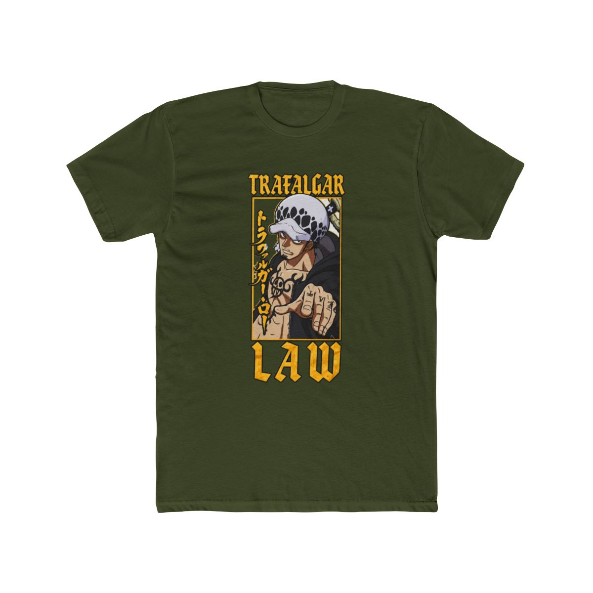 One Piece Trafalgar Law Portrait Girls T Shirt - alternate angle 3, merchandise
